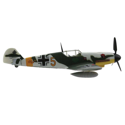 Bf 109F-4 1/72 Die Cast Model 9./JG 54 "Green Hearts," Battle of Leningrad, Siwerskaja, Ru Alt Image 1