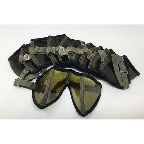 Genuine German WWII Dust Goggles - Tinted Main Image