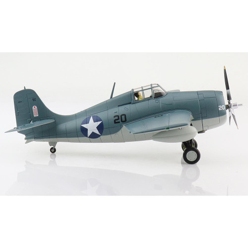 F4F-4 Wildcat 1/48 Die Cast Model - HA8906 Machinist Donalad Runyon, VF-6, USS Enterprise, 1942 Alt Image 1