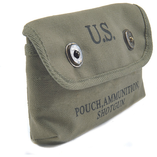 U.S. Canvas Shotgun Shell Ammunition Pouch Alt Image 1