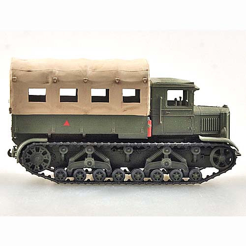 Voroshilovets Tractor with Tarp 1/72 Display Model Alt Image 1