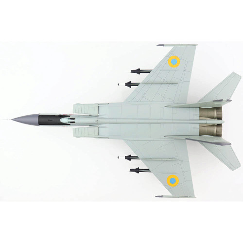 MIG-25PDS Foxbat 1/72 Die Cast Model - HA5609 933rd FAR Air Defense of Ukraine, 1995 Alt Image 3