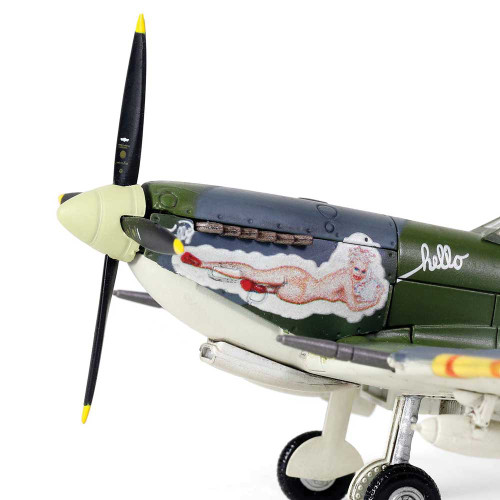 Supermarine Spitfire Mk.IX 1/72 Die Cast Model - FOV-812005A MK 210, "Tolly Hello" Gustav E. Lundquist USAAF Test Pilot Alt Image 7
