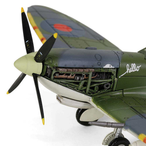 Supermarine Spitfire Mk.IX 1/72 Die Cast Model - FOV-812005A MK 210, "Tolly Hello" Gustav E. Lundquist USAAF Test Pilot Alt Image 8