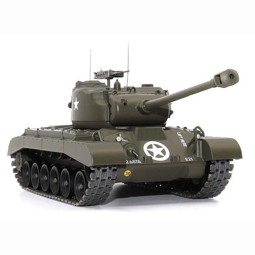 M26 Pershing 1/43 Die Cast Model 2nd Armored Division , Germany, April 1945 Alt Image 1