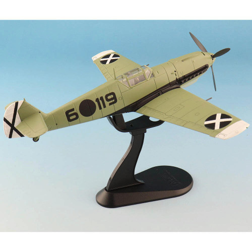BF 109E-3 1/48 Die Cast Model - HA8718  Hptm. Siebelt Reents, Staffelkapitan of 1.J/88, Spring of 1 Alt Image 3