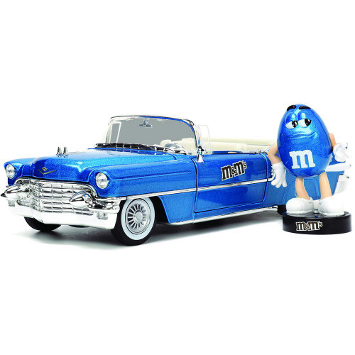 1956 Cadillac with Blue M&M's Figure Main Image