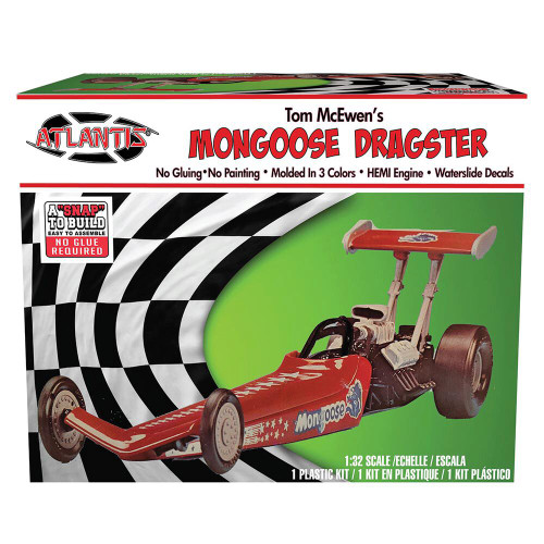 Snap Tom McEwen Rail Dragster 1/32 Scale Kit Main Image