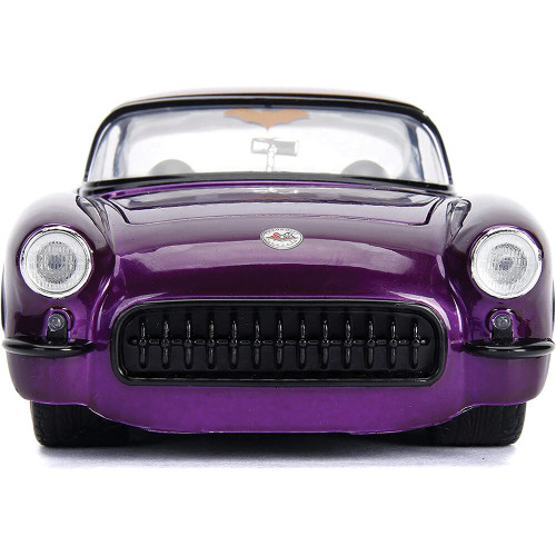 1957 Chevrolet Corvette 1/24 Die Cast Model / Batgirl Figure Alt Image 3