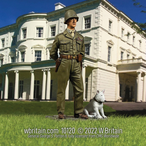 U.S. General George S. Patton and Willy (1944) 1/30 Figure William Britain 10120 Alt Image 2