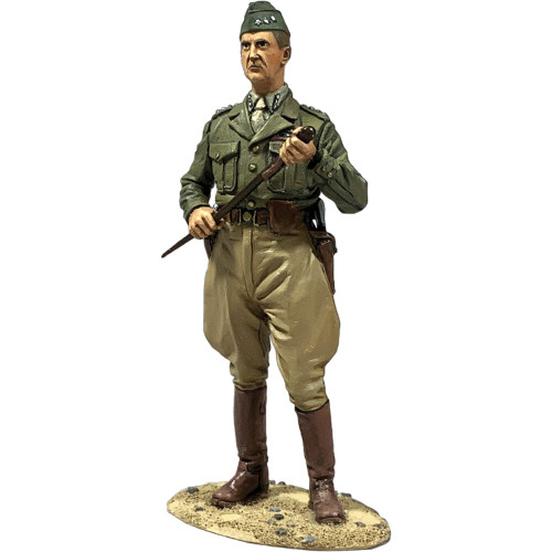 U.S. General George S. Patton (1943-45)1/30 Figure William Britain 10119 Main Image