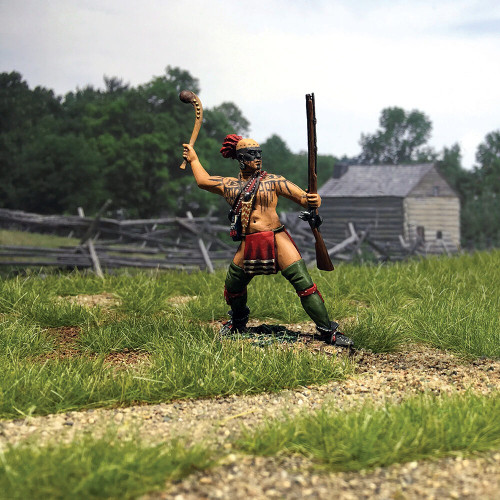 Native Warrior Attacking with War Club 1/30 Figure William Britain 16087 Alt Image 2