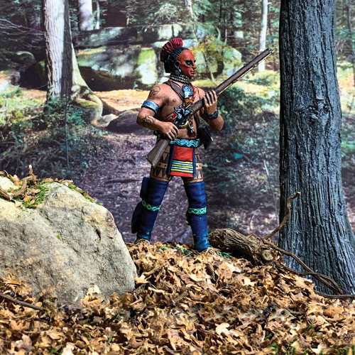 Native Warrior Walking with Caution 1/30 Figure William Britain 16104 Alt Image 2