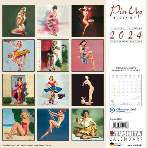 PIN-UP HISTORY 2024 WALL CALENDAR Alt Image 1