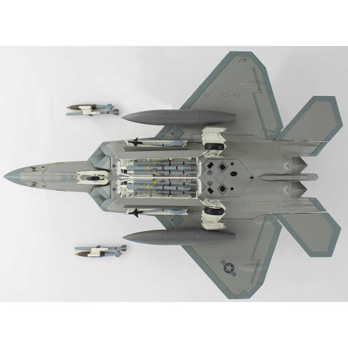 F-22A RAPTOR 1/72 DIE CAST MODEL - HA2824 477 FG, "SPIRIT OF TUKEGEE", ELMENDORF AFB, 2013 Alt Image 4