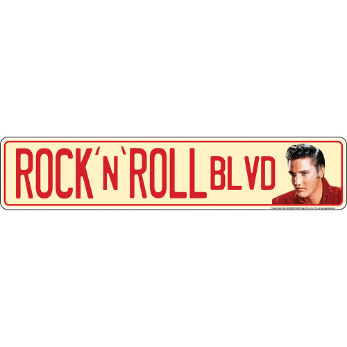 Elvis Presley Rock n Roll Blvd Sign Main Image