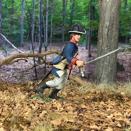 Wayne's Legion Infantry Officer 1/30 Figure William Britain 16138 Alt Image 2