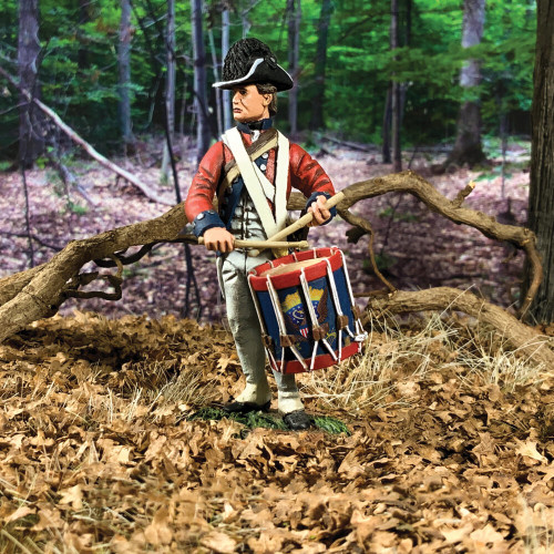 Wayne's Legion Infantry Drummer 1/30 Figure William Britain 16132 Alt Image 2