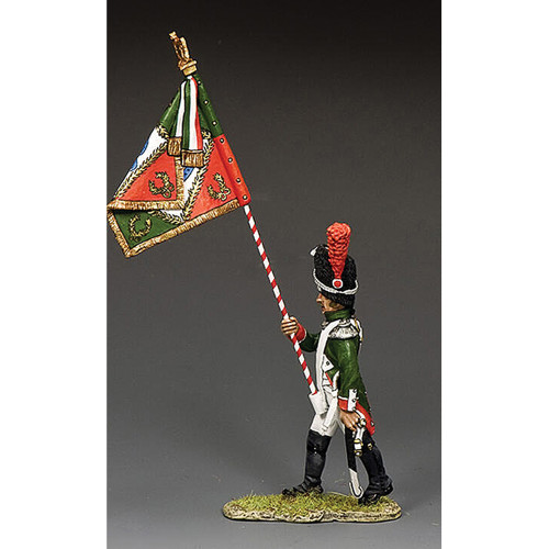 Italian Subaltern with Regimental Colour 1/30 Figure Alt Image 1