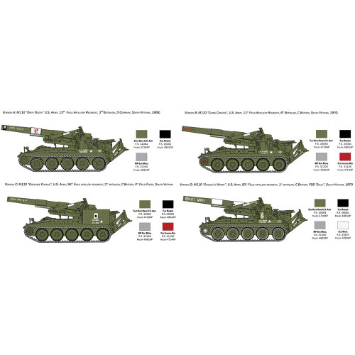 M110A1 Self-Propelled Howizter 1/35 Kit Alt Image 3