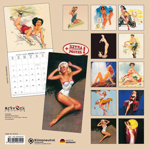 Pin-Ups 2024 Wall Calendar 9783959293495 Alt Image 2