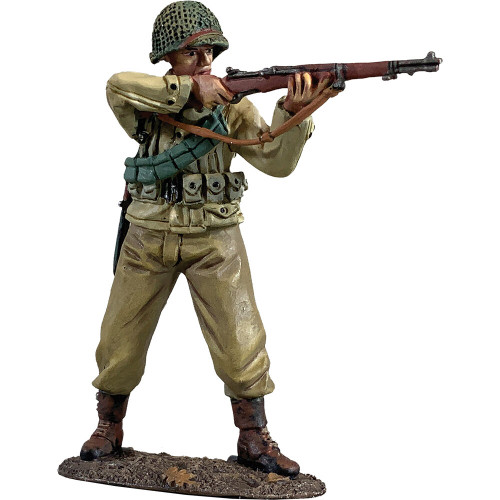 U.S. Infantry Standing Firing M1 Garand 1/30 Figure William Britain 25195 Main Image