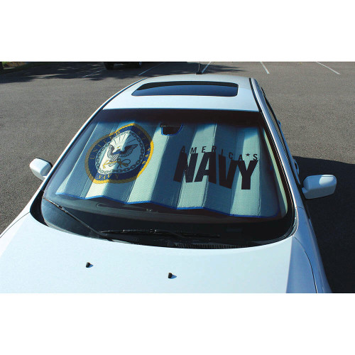 U.S. Navy Auto Window Sunshade Alt Image 1