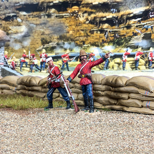 Hold The Wall! Lieutenant Gonville Bromhead 1/30 Figures William Britain (20219) Alt Image 1