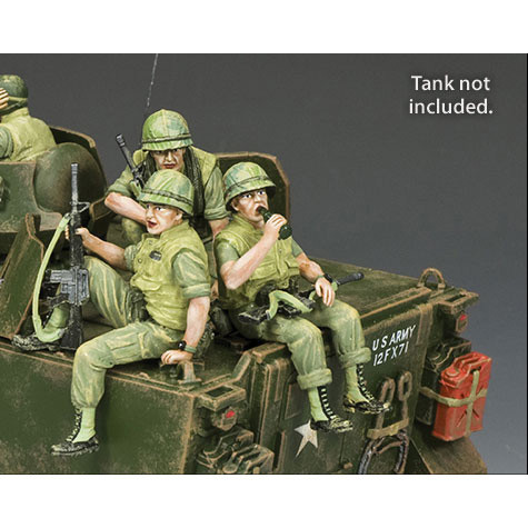 3-Piece USMC Tank Riders 1/30 Figure Set Main Image