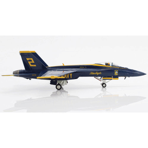 F/A-18E Super Hornet 1/72 Die Cast Model - HA5121C Blue Angels, No.2 airplane, US Navy, 2021 Alt Image 2