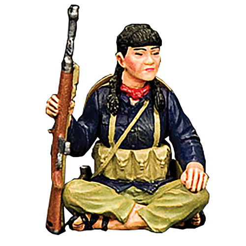 Sitting VC female soldier 1/30 Figure K&C (VN160) Main Image