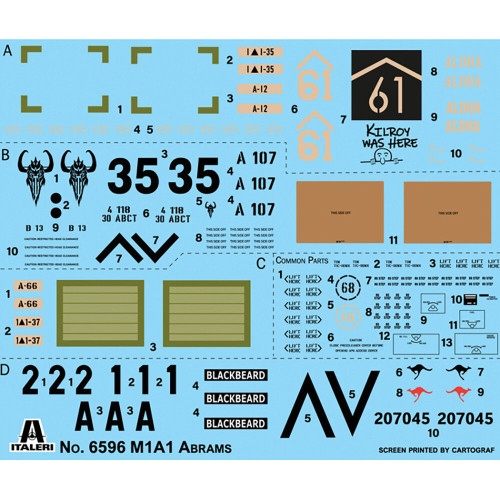 M1A1/A2 Abrams 1/35 Kit Alt Image 2