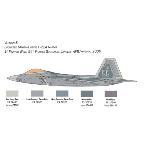 F-22A Raptor 1/48 Kit Alt Image 3