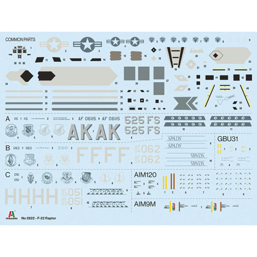F-22A Raptor 1/48 Kit Alt Image 1