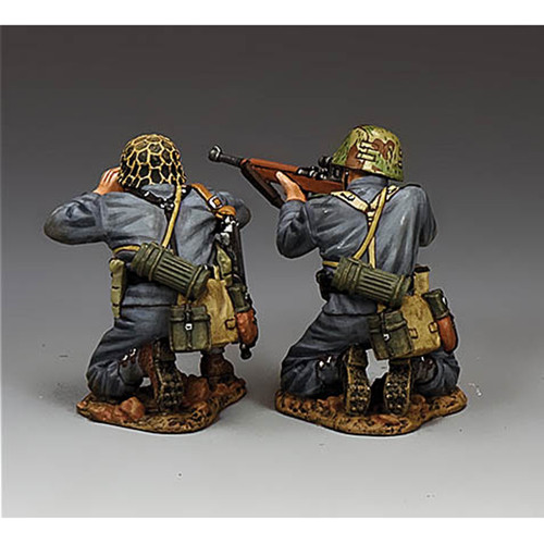 2-Piece Panzer Grenadier "The Sniper Team" 1/30 Figure Set Alt Image 1
