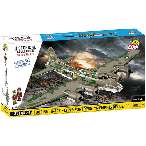 B-17 Flying Fortress Building Block Model - 1371 Pieces Memphis Belle Main Image