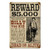 Wanted Billy The Kid Metal Sign V676 Main Image