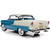 1955 Chevrolet Bel Air Hardtop (Hemmings) - Skyline Blue & India Ivory Alt Image 3