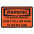 Warning: Avoid Injury Metal Sign  SPSNT7 Main Image