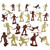 TIMMEE COWBOYS AND INDIANS PLASTIC FIGURES - 40 PIECES TIMMEE (67740) Main Image
