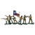 Confederate Infantry 1/32 Plastic Figure Set Main Image