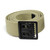 Military Web Belt with Buckle - Khaki Main Image