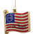 Glass 1776 We The People American Flag Kurt Adler (C7777) Main Image