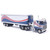 1:64 Scale 1976 Ford CL 9000 Red White and Blue with Vintage Trailer Alt Image 5