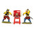 Ashigaru Taiko Drum Set 1/30 Figure K&C (SW014) Main Image