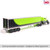 1990 Kenworth W900 with Refer Van - Neon Green and Black 1:64 Scale Alt Image 1
