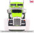 1990 Kenworth W900 with Refer Van - Neon Green and Black 1:64 Scale Alt Image 5