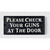 Please Check Your Guns At The Door Metal Sign IRON AND BLOSSOM (58015) Main Image