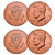 2-Coin Set: 2019 JFK Half Dollars - Rose Gold Alt Image 1