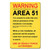 Area 51 Metal Sign - 12 x 18 Main Image